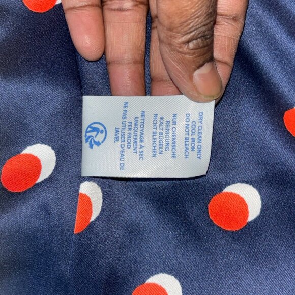 Boden Womens Red Blazer Jacket With Navy Trim Single Button Size 8R - Picture 11 of 16